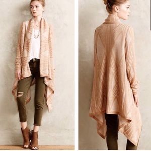 Anthropologie Cafe Waterfall Aztec Cardigan Medium